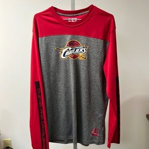 Cleveland Cavaliers NBA Net-Dri long sleeve mens shirt size large